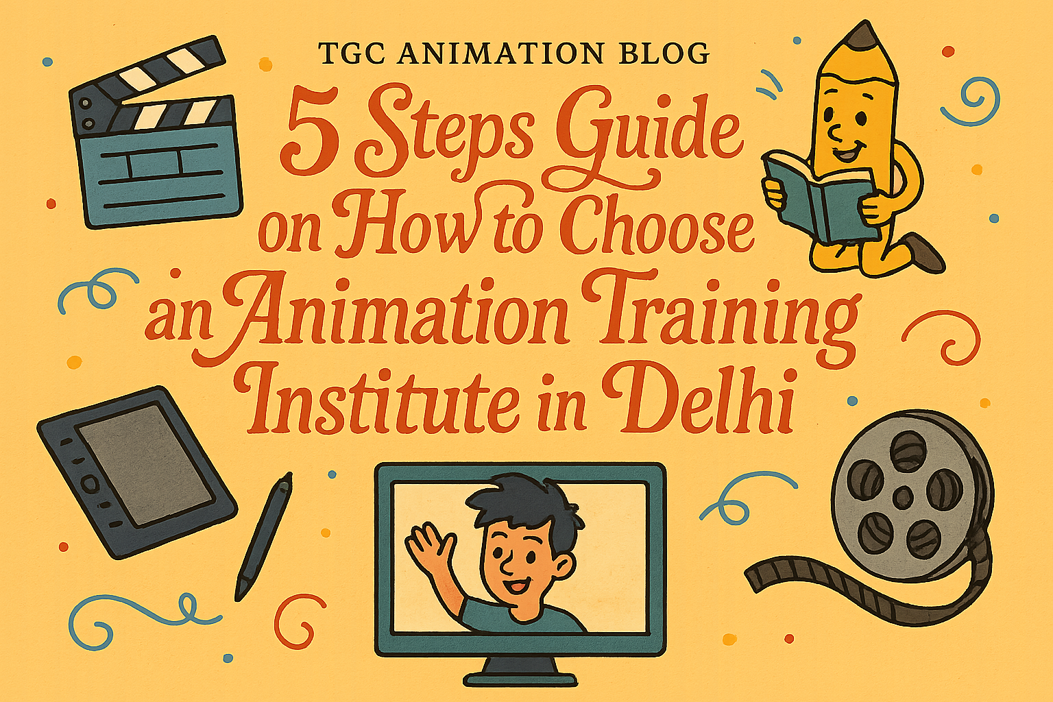 5 step guide on how to choose animation training institute in Delhi